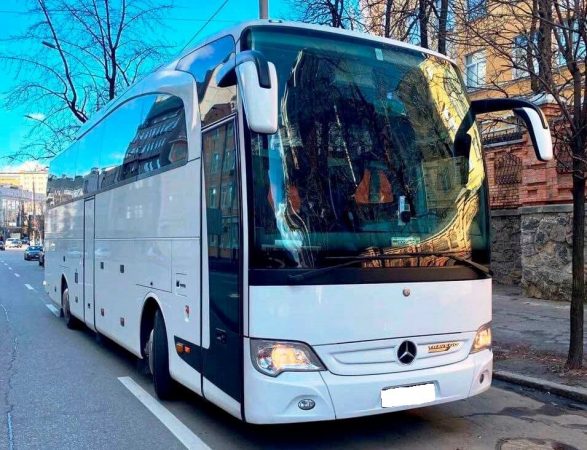 Автобус MERCEDES Benz Travego 50 мест салон желто-серый